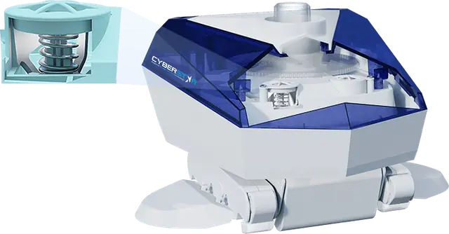 The CyberStar automatic suction pool cleaner